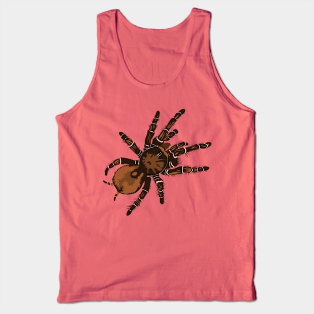 Goliath Bird Eating Spider Tank Top by stargatedalek